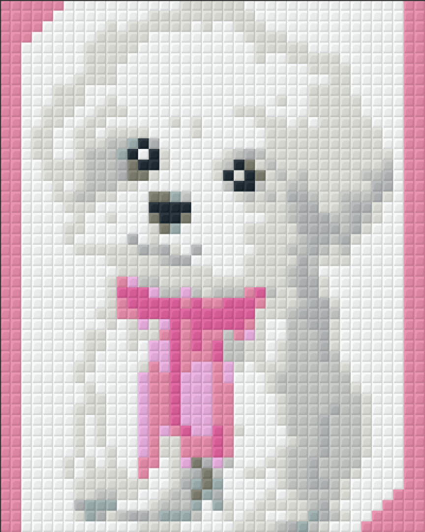 Puppy One [1] Baseplate PixelHobby Mini-mosaic Art Kit image 0